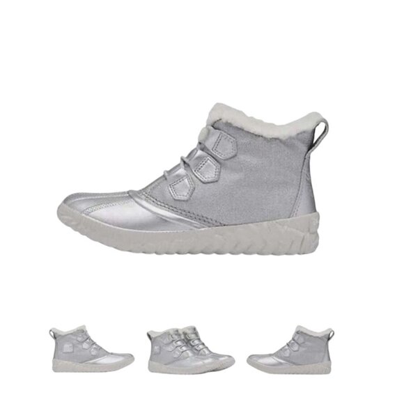 NEW Sorel Disney Frozen Snow Boots W's 10 Silver Faux Shearling -25F HTF - Picture 12 of 12